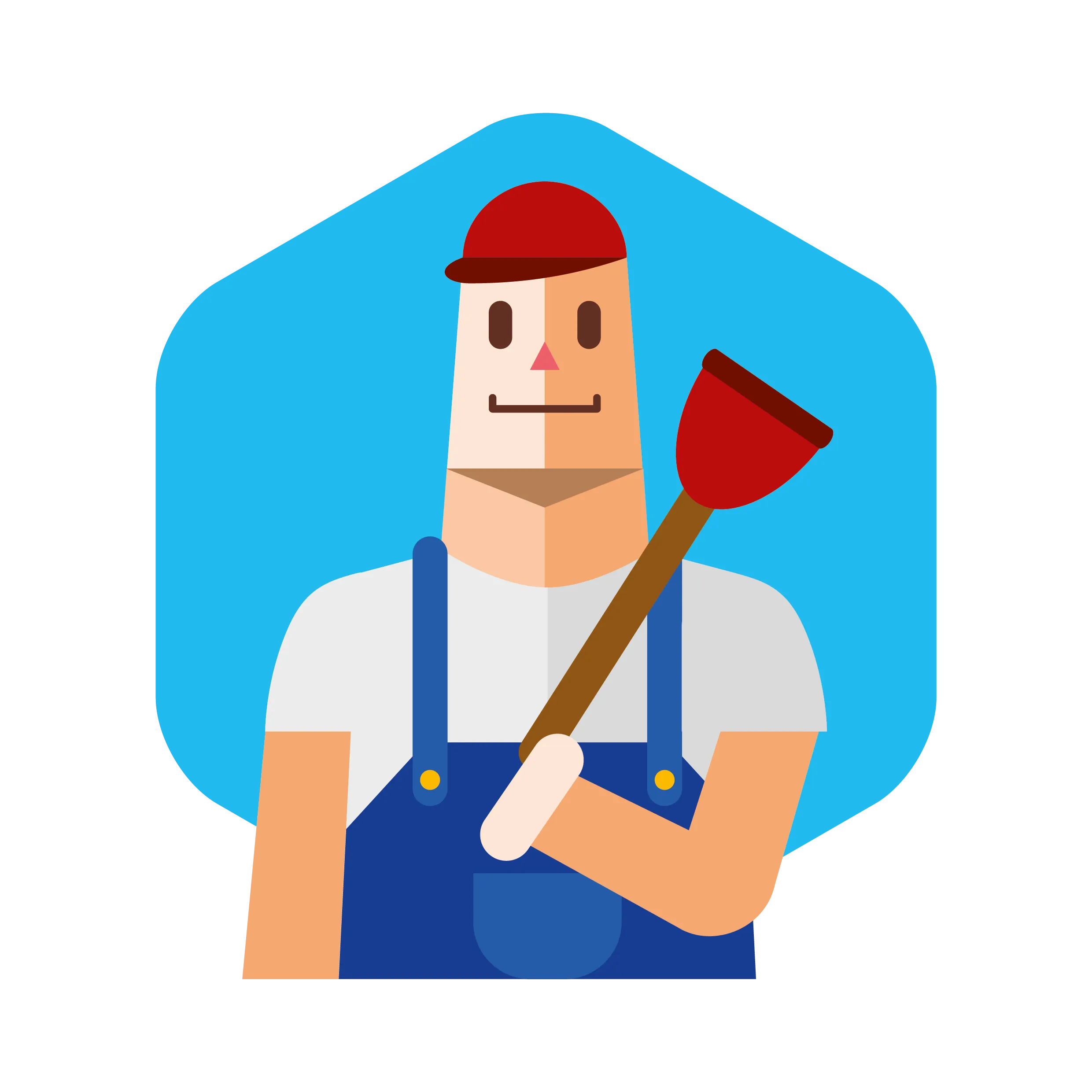 Plumber illustration