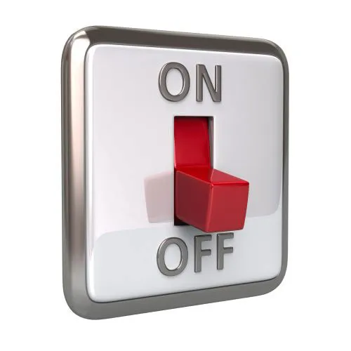 On-off button